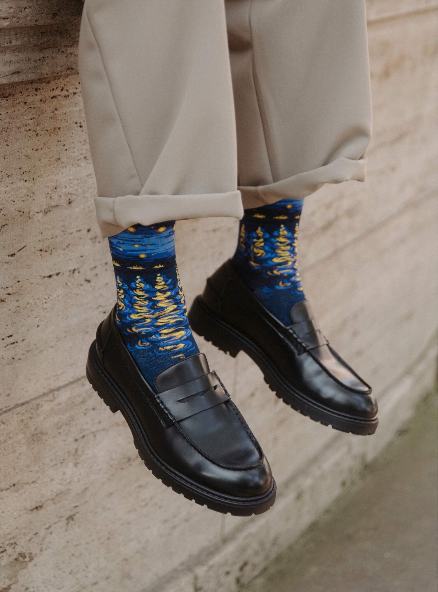 Symbolisch cadeau pensioen π Kunstsokken met betekenis