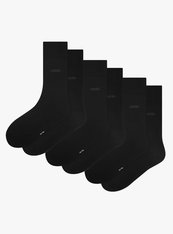 Organic Essentials Crew Black 3-Pack