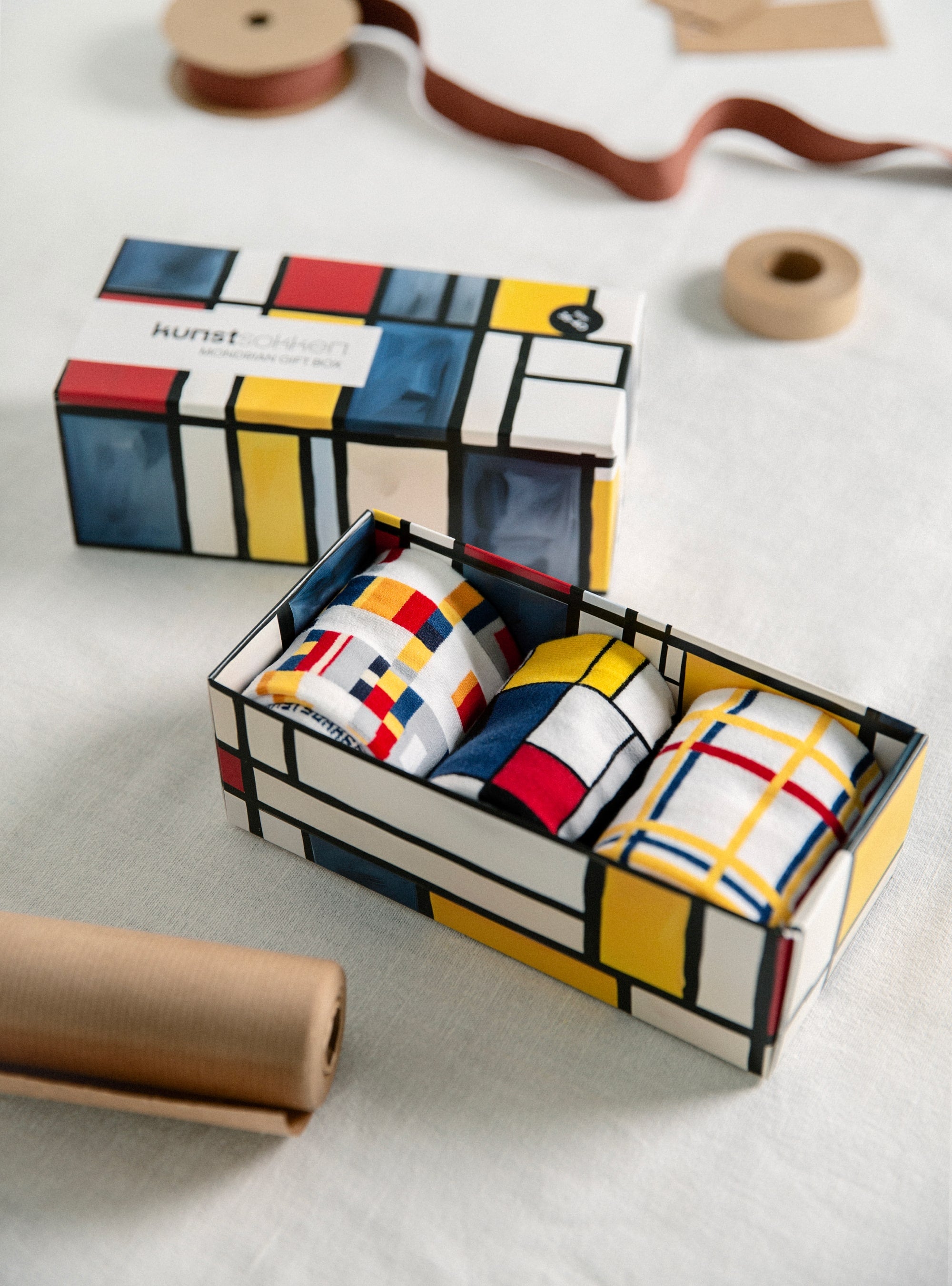 Mondrian Gift Box 3-Pack