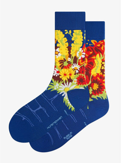 Vase with Flowers against a Wall