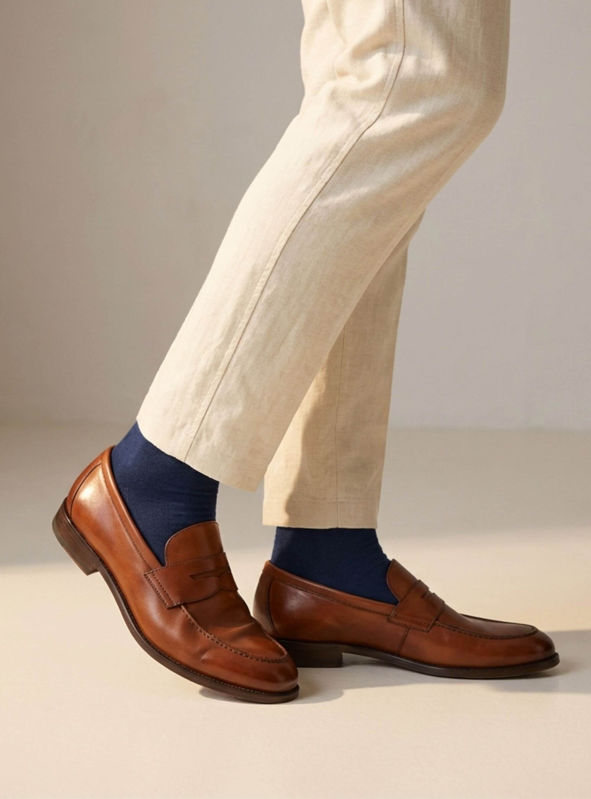 Organic Essentials Crew Navy 3-Pack