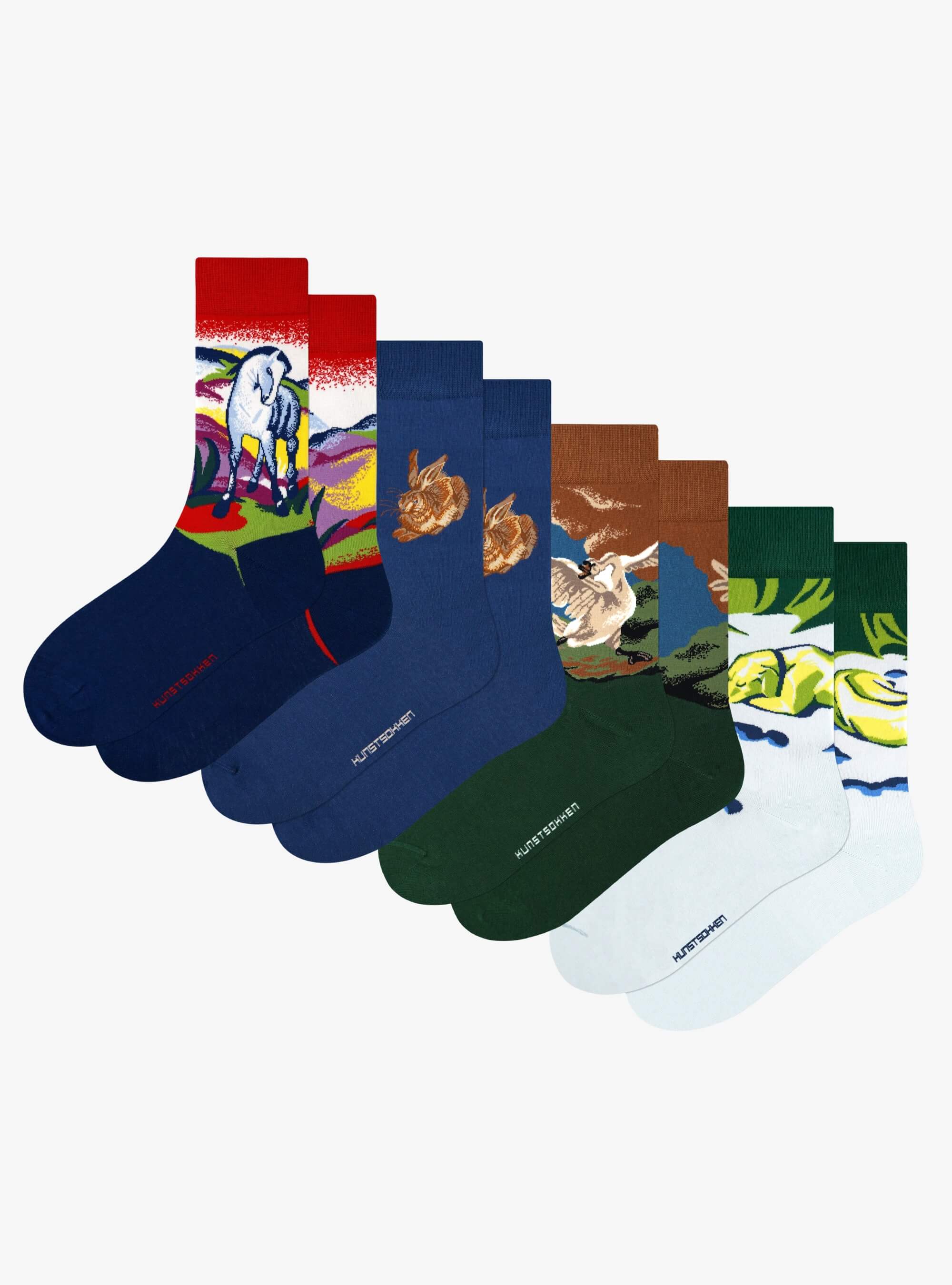 Animals in Art 4-Pack