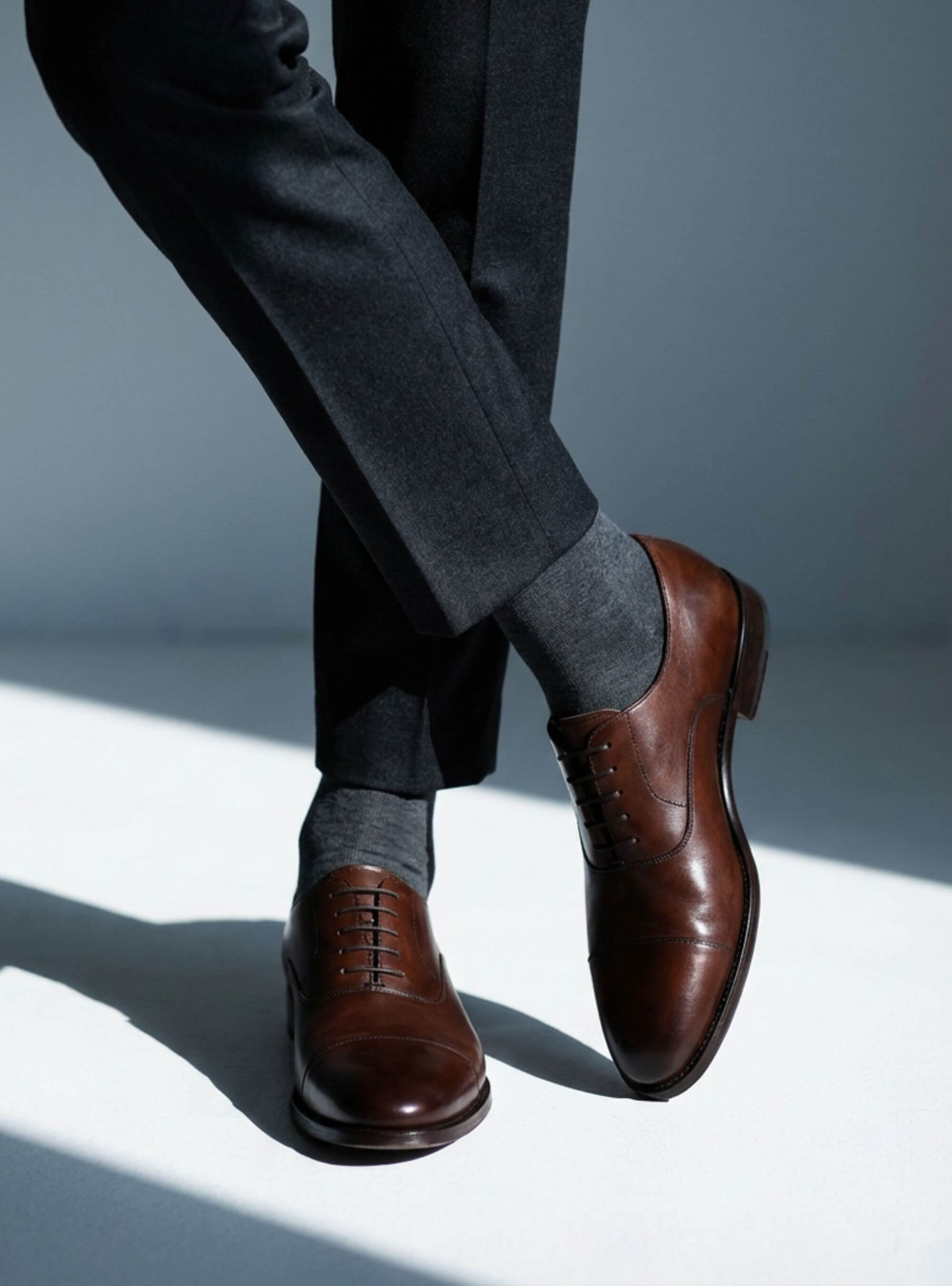 Organic Essentials Crew Dark Grey 3-Pack