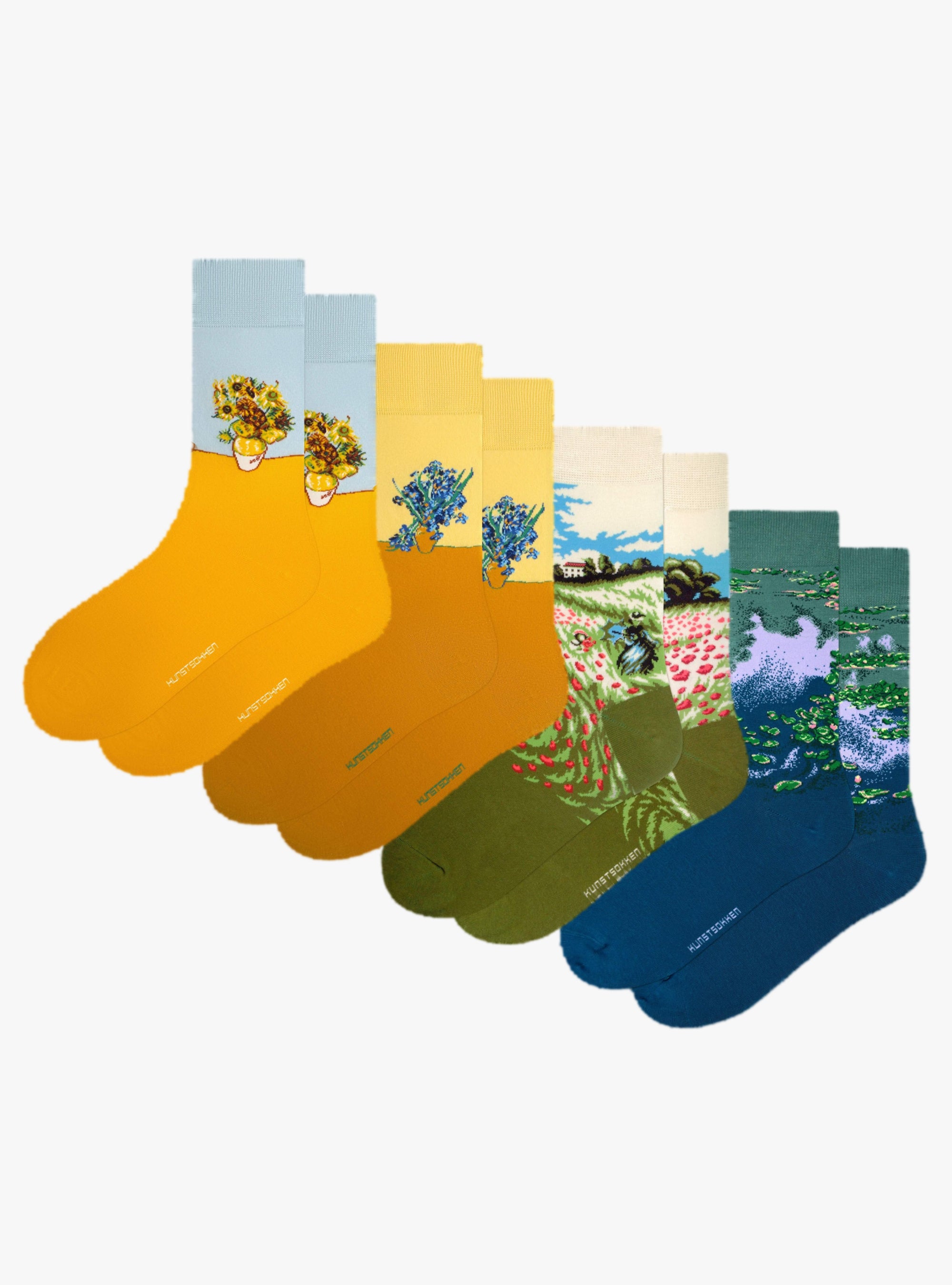 Bloemenpracht 4-Pack - 4 paar kunstsokken