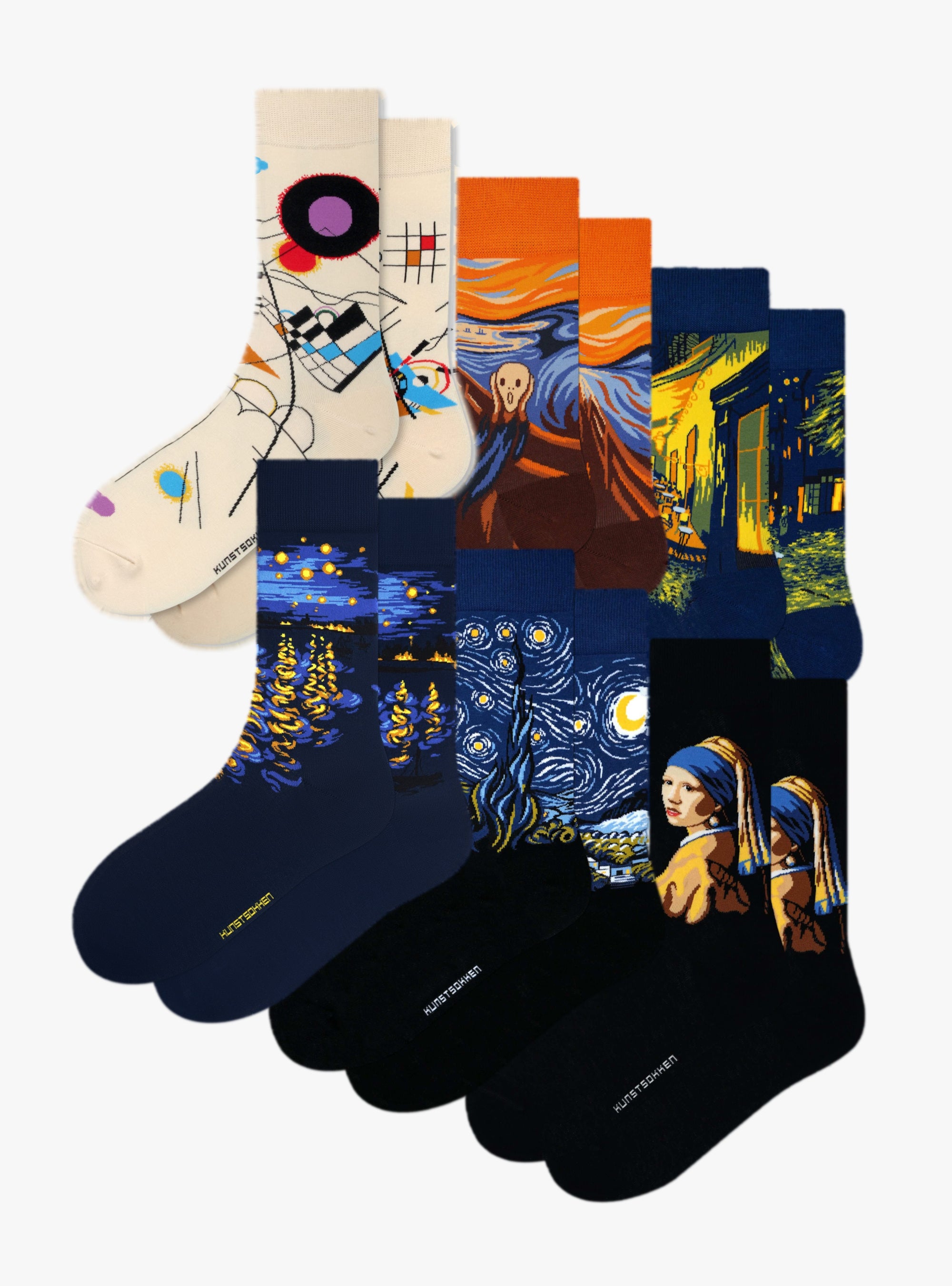 De Grote Iconen 6-Pack - 6 paar kunstsokken